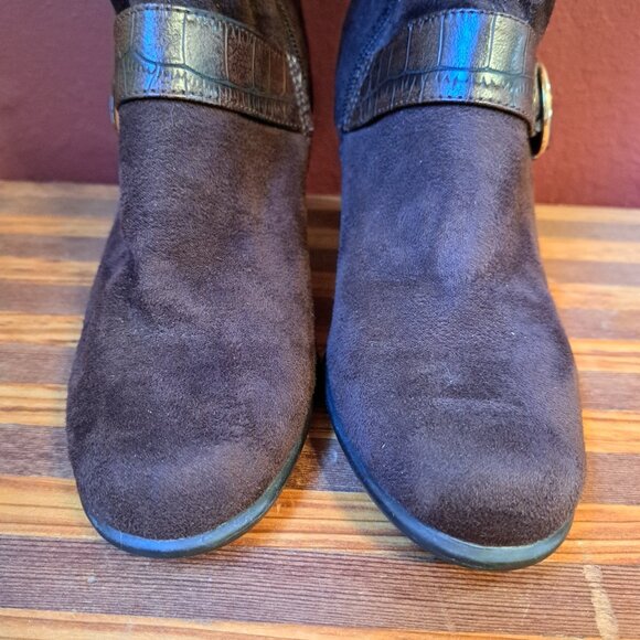 Faux Suede Boots - Picture 5 of 14